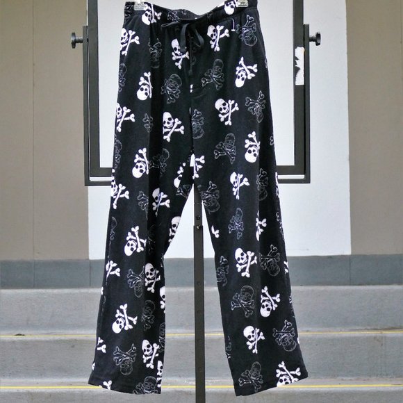 Skull And Crossbones Pajama Pants Hot 